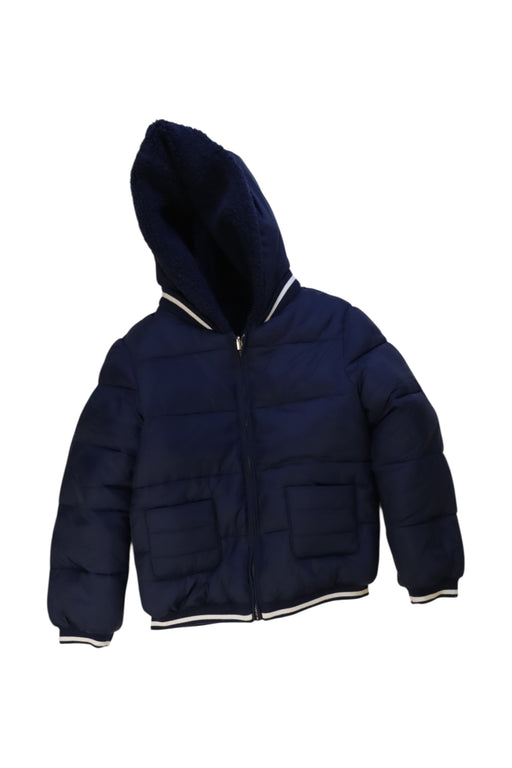 A Navy Puffer/Quilted Coats & Outerwear from Tartine et Chocolat in size 6T for boy. (Front View)
