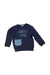 A Navy Crewneck Sweatshirts from BEAMS in size 4T for boy. (Front View)