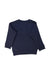 A Navy Crewneck Sweatshirts from BEAMS in size 4T for boy. (Back View)
