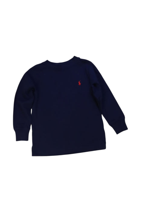 A Navy Crewneck Sweatshirts from Polo Ralph Lauren in size 2T for boy. (Front View)