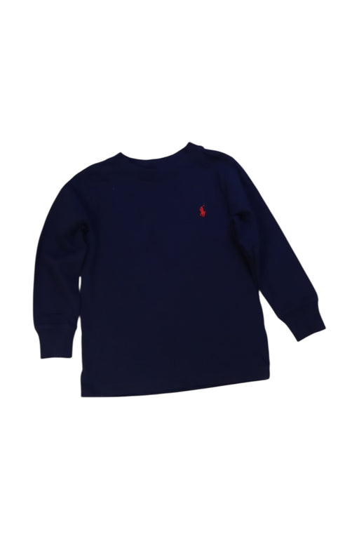 A Navy Crewneck Sweatshirts from Polo Ralph Lauren in size 2T for boy. (Front View)