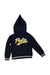 A Navy Hooded Sweatshirts from Polo Ralph Lauren in size 5T for boy. (Front View)