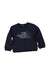 A Navy Crewneck Sweatshirts from The North Face in size 4T for boy. (Front View)