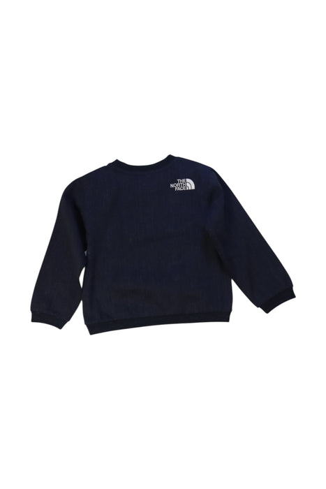 A Navy Crewneck Sweatshirts from The North Face in size 4T for boy. (Back View)