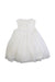 A White Sleeveless Dresses from Nicholas & Bears in size 12-18M for girl. (Front View)