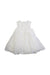 A White Sleeveless Dresses from Nicholas & Bears in size 12-18M for girl. (Back View)