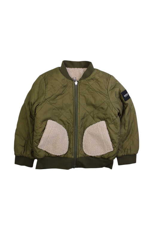 A Green Puffer/Quilted Coats & Outerwear from Aigle in size 6T for boy. (Front View)