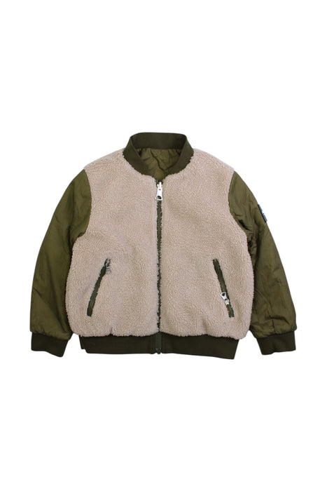 A Green Puffer/Quilted Coats & Outerwear from Aigle in size 6T for boy. (Back View)