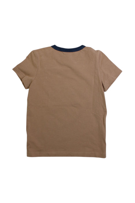 A Brown Short Sleeve T Shirts from Fred's World by Green Cotton in size 4T for boy. (Back View)