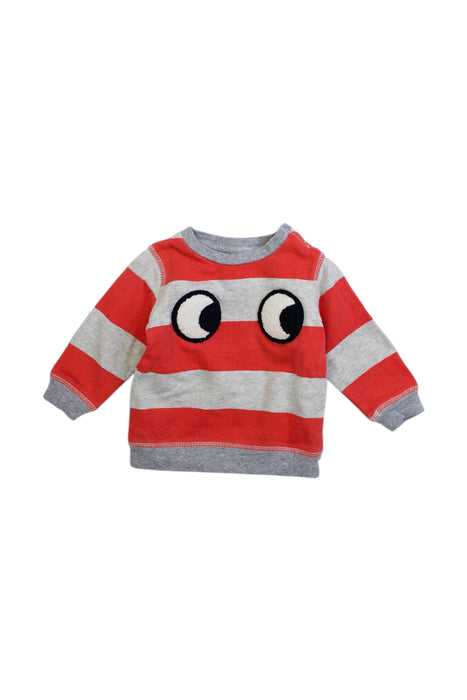 A Red Crewneck Sweatshirts from Seed in size 0-3M for boy. (Front View)
