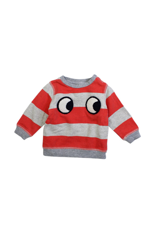 A Red Crewneck Sweatshirts from Seed in size 0-3M for boy. (Front View)