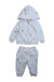 A Blue Zippered Sweatshirts from Ralph Lauren in size 6-12M for boy. (Front View)