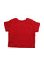 A Red Short Sleeve T Shirts from Roots in size 0-3M for boy. (Back View)