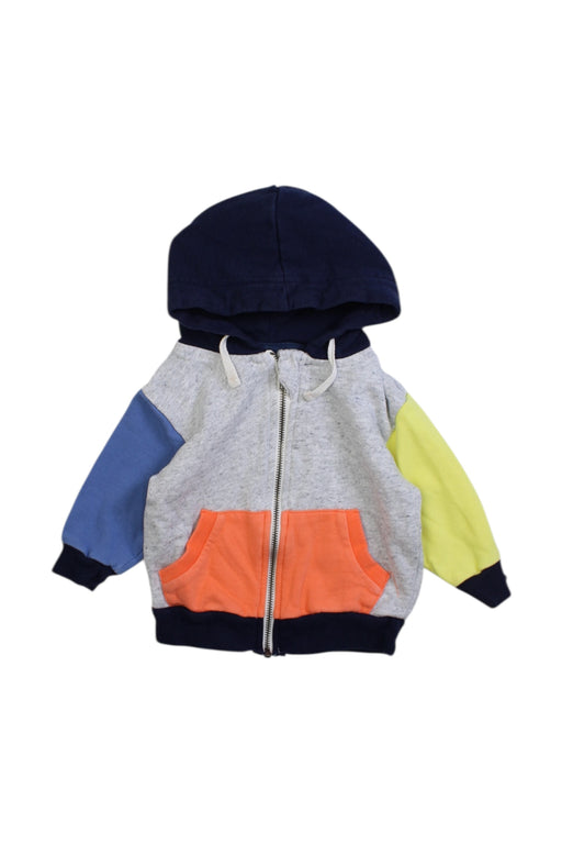 A Multicolour Zippered Sweatshirts from Seed in size 3-6M for boy. (Front View)