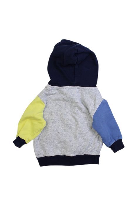 A Multicolour Zippered Sweatshirts from Seed in size 3-6M for boy. (Back View)
