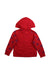 A Red Lightweight Jackets from Tommy Hilfiger in size 5T for girl. (Back View)