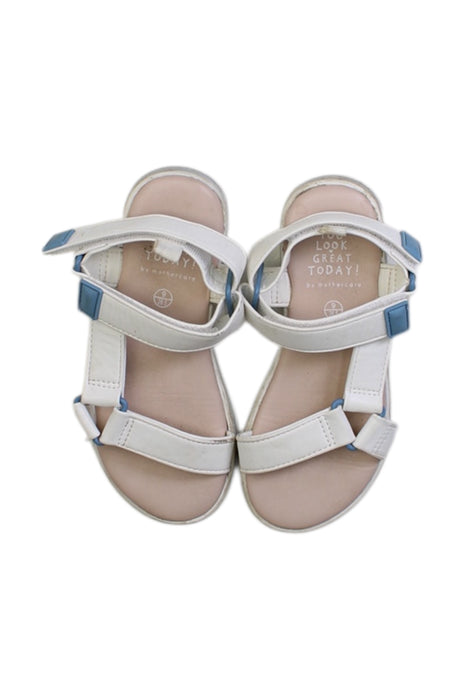 A White Sandals from Mothercare in size 3T for girl. (Back View)
