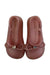 A Pink Rain Boots from Mini Melissa in size 6T for girl. (Back View)
