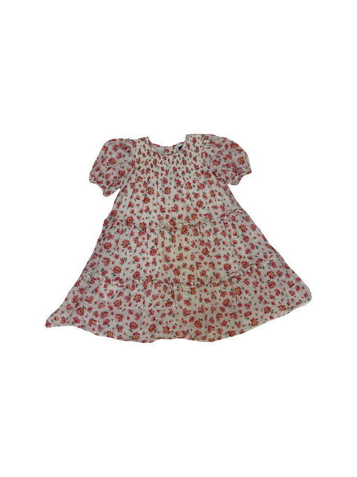 A Red Short Sleeve Dresses from Polo Ralph Lauren in size 4T for girl. (Front View)