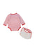 A Red Long Sleeve Bodysuits from CIGOGNE Bébé in size 6-12M for neutral. (Back View)