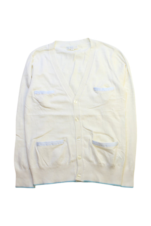 A White Cardigans from Nicholas & Bears in size 10Y for girl. (Front View)