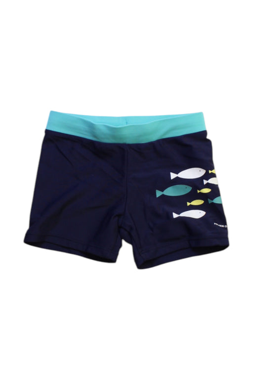 A Navy Swim Shorts from Polarn O. Pyret in size 2T for boy. (Front View)