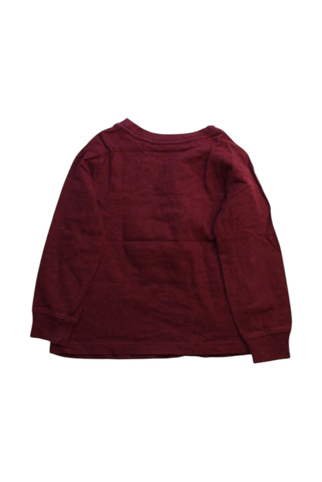 A Burgundy Long Sleeve T Shirts from Polo Ralph Lauren in size 3T for boy. (Back View)