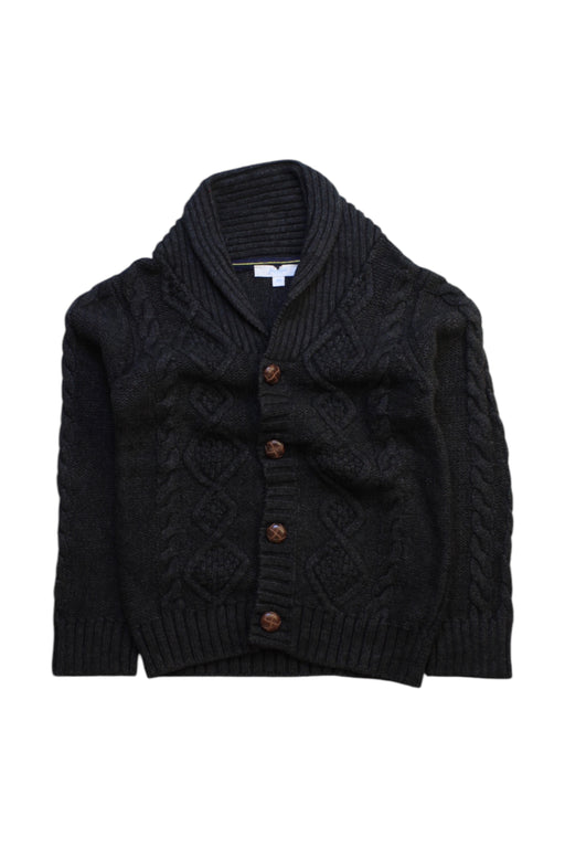 A Black Cardigans from Jacadi in size 4T for neutral. (Front View)