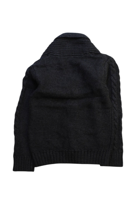 A Black Cardigans from Jacadi in size 4T for neutral. (Back View)