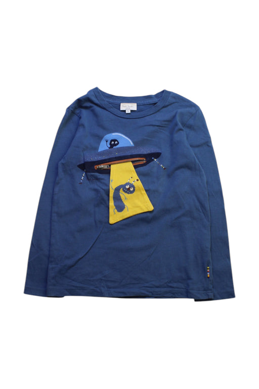 A Blue Long Sleeve T Shirts from Paul Smith in size 5T for neutral. (Front View)