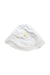 A White Sun Hats from i play in size 6-12M for neutral. (Back View)