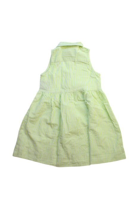 A Green Sleeveless Dresses from Ralph Lauren in size 3T for girl. (Back View)