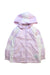 A Pink Rain Jackets from Adidas in size 2T for neutral. (Front View)