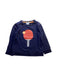 A Navy Crewneck Sweatshirts from Jacadi in size 4T for boy. (Front View)