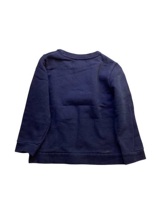 A Navy Crewneck Sweatshirts from Jacadi in size 4T for boy. (Back View)