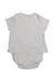 A Grey Short Sleeve Bodysuits from Seed in size 0-3M for boy. (Back View)