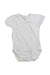 A White Bodysuits from Petit Bateau in size 0-3M for boy. (Front View)