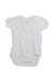 A White Bodysuits from Petit Bateau in size 0-3M for boy. (Back View)