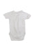 A White Bodysuits from Petit Bateau in size 0-3M for boy. (Back View)