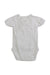 A Grey Sleeveless Bodysuits from Petit Bateau in size 0-3M for boy. (Back View)