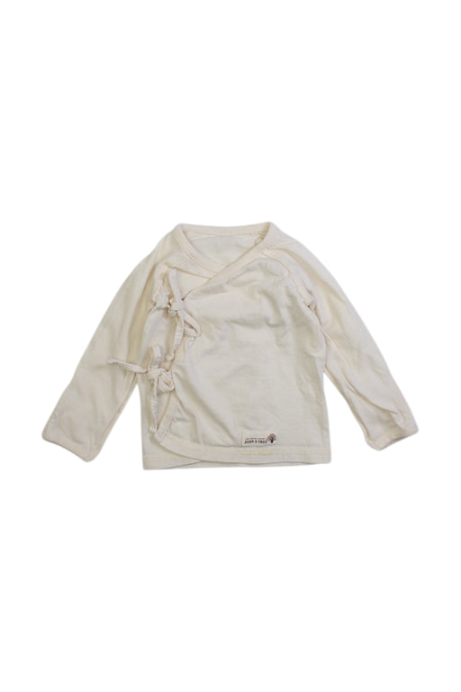 A Ivory Long Sleeve Tops from John N Tree in size 0-3M for boy. (Front View)