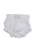 A White Bloomers from Country Road in size 6-12M for girl. (Front View)