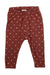 A Burgundy Leggings from Nature Baby in size 6-12M for girl. (Front View)