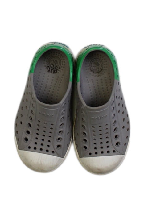 A Multicolour Slip Ons from Native Shoes in size 3T for boy. (Back View)