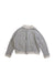 A White Zippered Sweatshirts from Arsène et les pipelettes in size 4T for boy. (Front View)