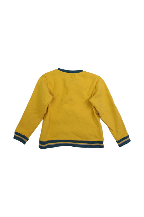 A Yellow Crewneck Sweatshirts from Arsène et les pipelettes in size 4T for boy. (Back View)