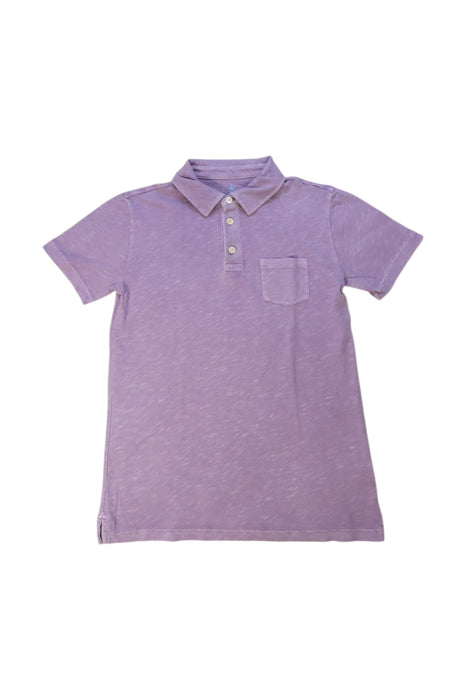 A Purple Short Sleeve Polos from Crewcuts in size 12Y for boy. (Front View)