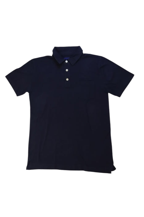 A Navy Short Sleeve Polos from Crewcuts in size 12Y for boy. (Front View)