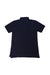A Navy Short Sleeve Polos from Crewcuts in size 12Y for boy. (Back View)