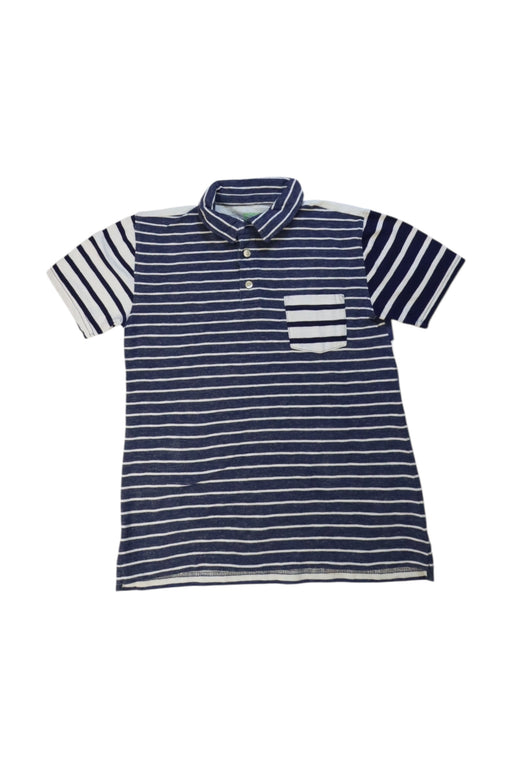 A Navy Short Sleeve Polos from Crewcuts in size 12Y for boy. (Front View)